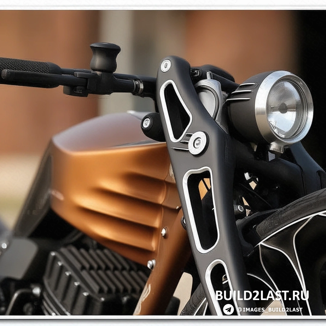 Мотоцикл Custom Bike Production-R от Thunderbike с черным и бронзовым дизайном, Германия